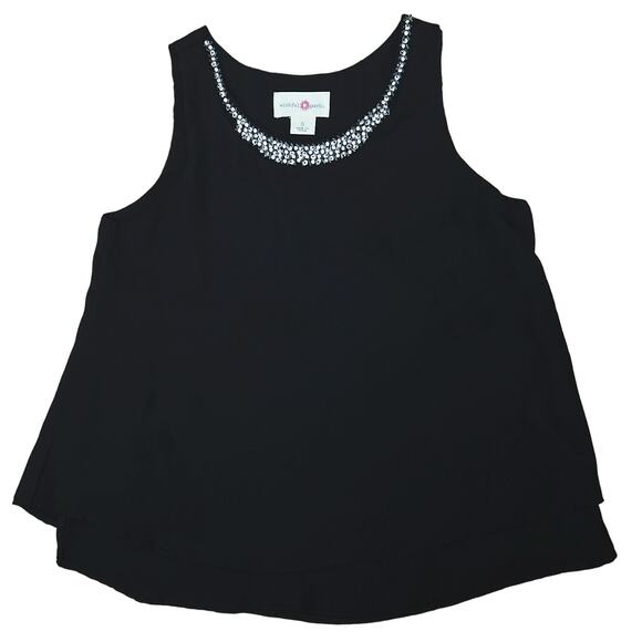 Wishful Park Tops - Wishful Park Beaded Neckline Sleeveless Top Small